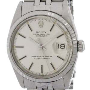 ROLEX Datejust 1603 Stainless Steel Automatic Mens Watch Vintage